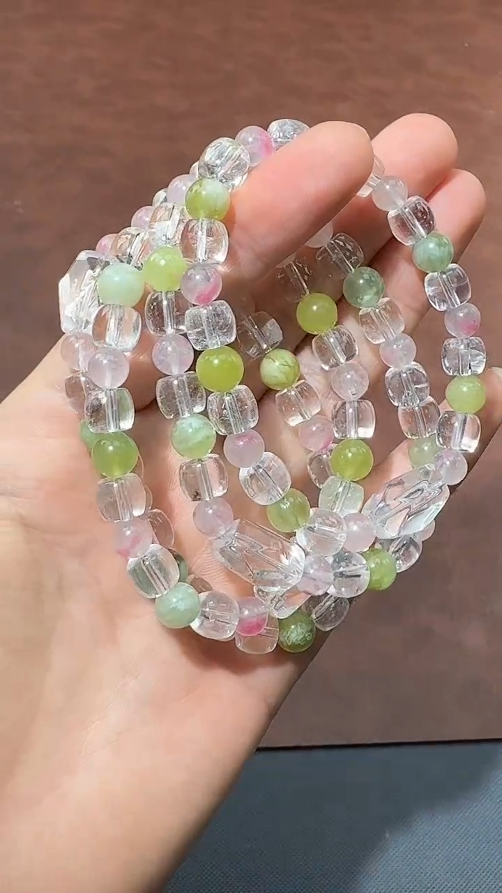 未镶嵌手链水晶  B6415 多样性发货其一