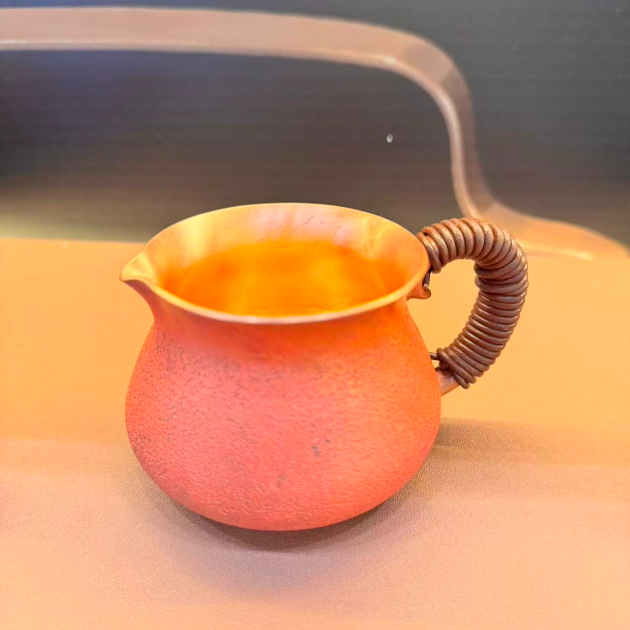 【铜小白】紫溪堂｜侧把松韵公道杯茶具分茶