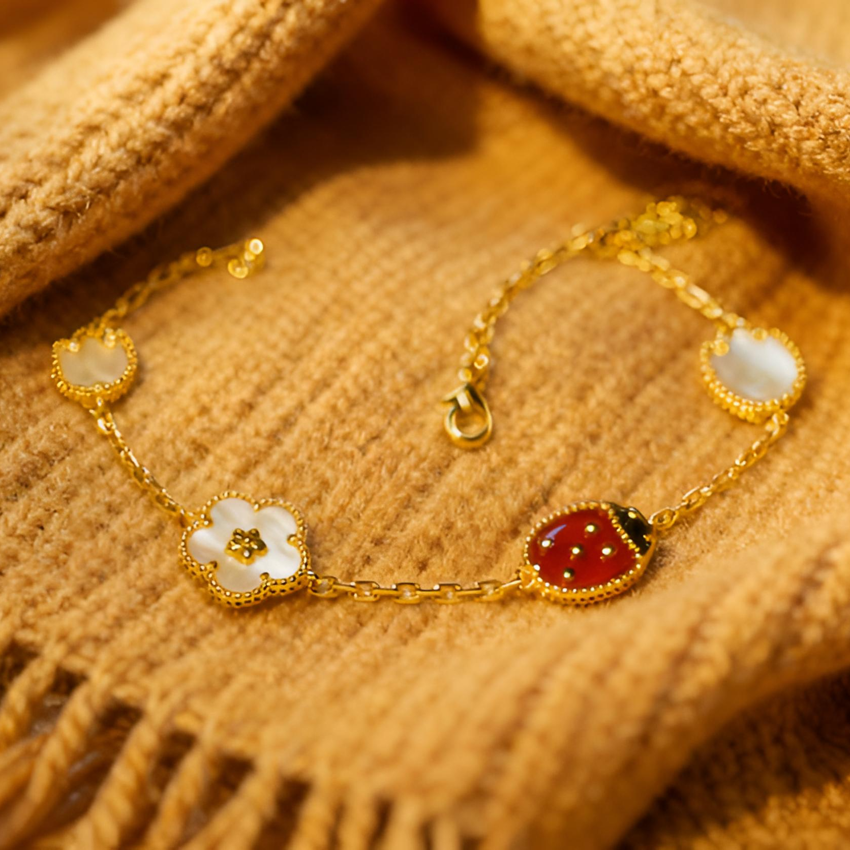 【SY】I8 K系列唯美轻奢瓢虫围巾