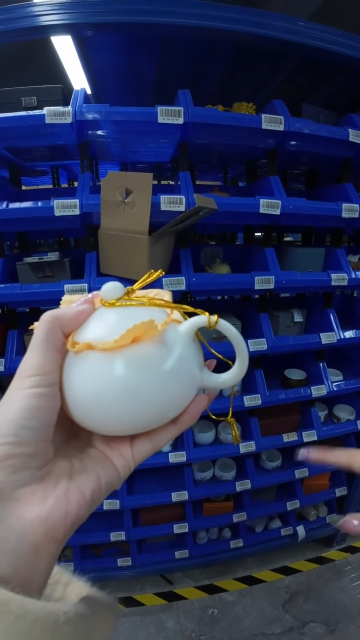 【小】【白瓷如西茶壶】