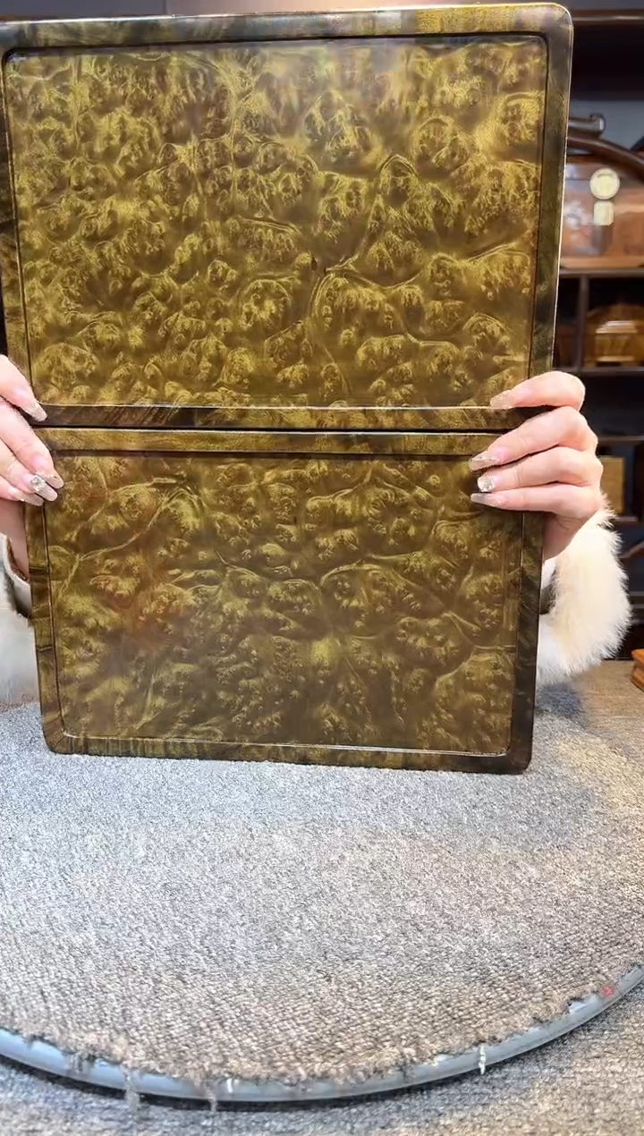 【闪购商品】乌木类成套家具阴沉托盘Y32