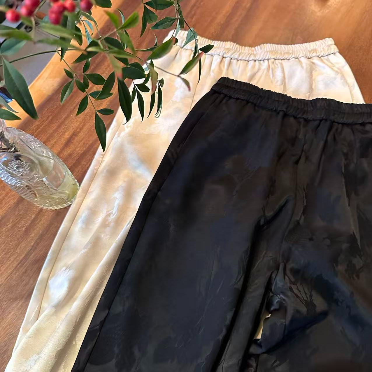 【即遇——福绒】新中式国风加厚直筒裤