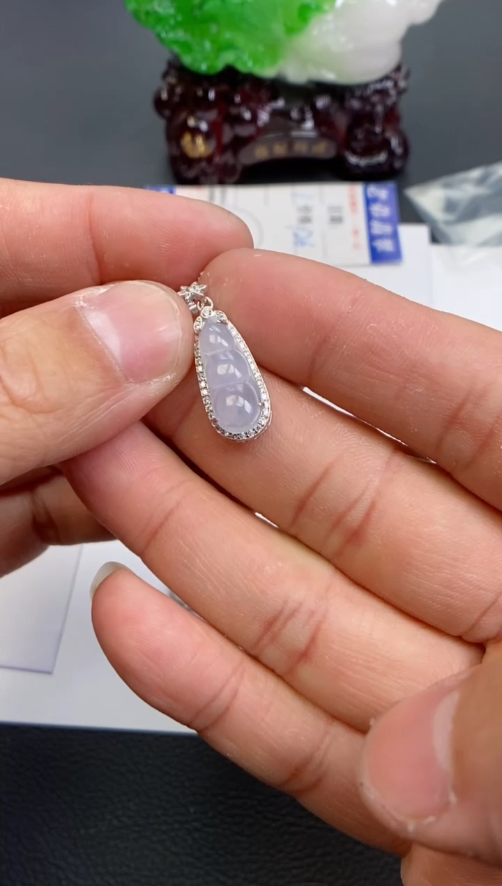 【闪购商品】翡翠颈饰银S925镶嵌多样性发其中一件
