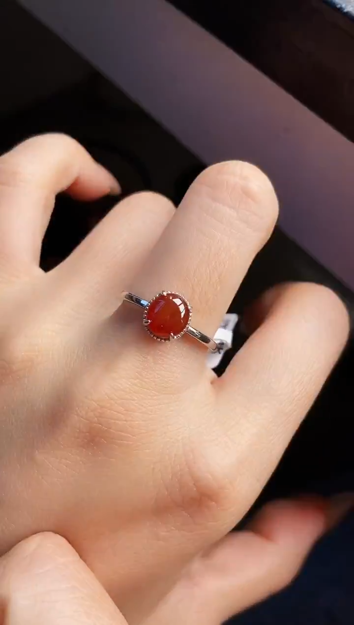 银S925镶嵌戒指翡翠12