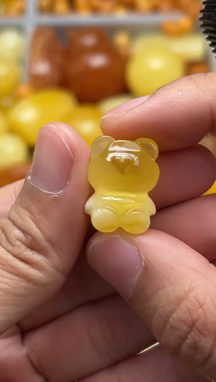 裸石蜜蜡未镶嵌天然蜜蜡微瑕珠子 假一赔万