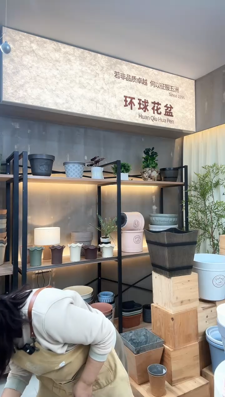 10寸紫苏圆盆10只装带托红陶色