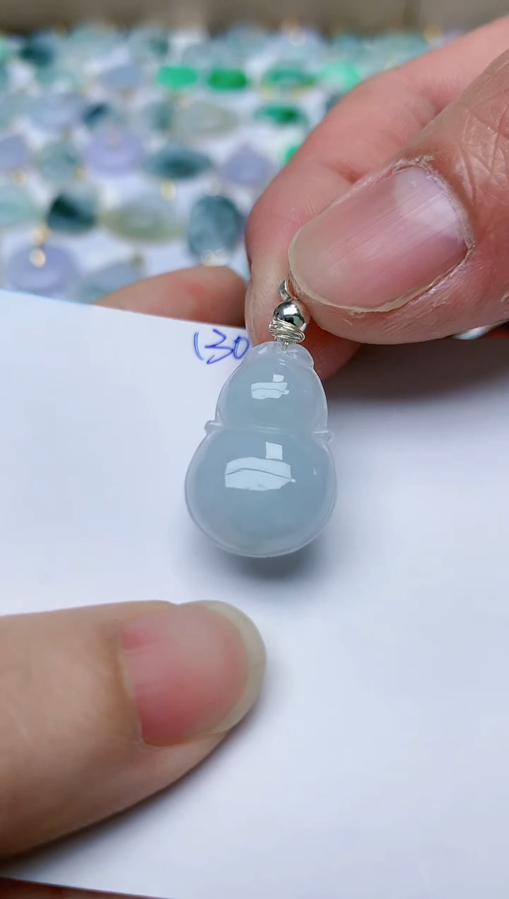 【闪购商品】翡翠颈饰合金天然翡翠A货    