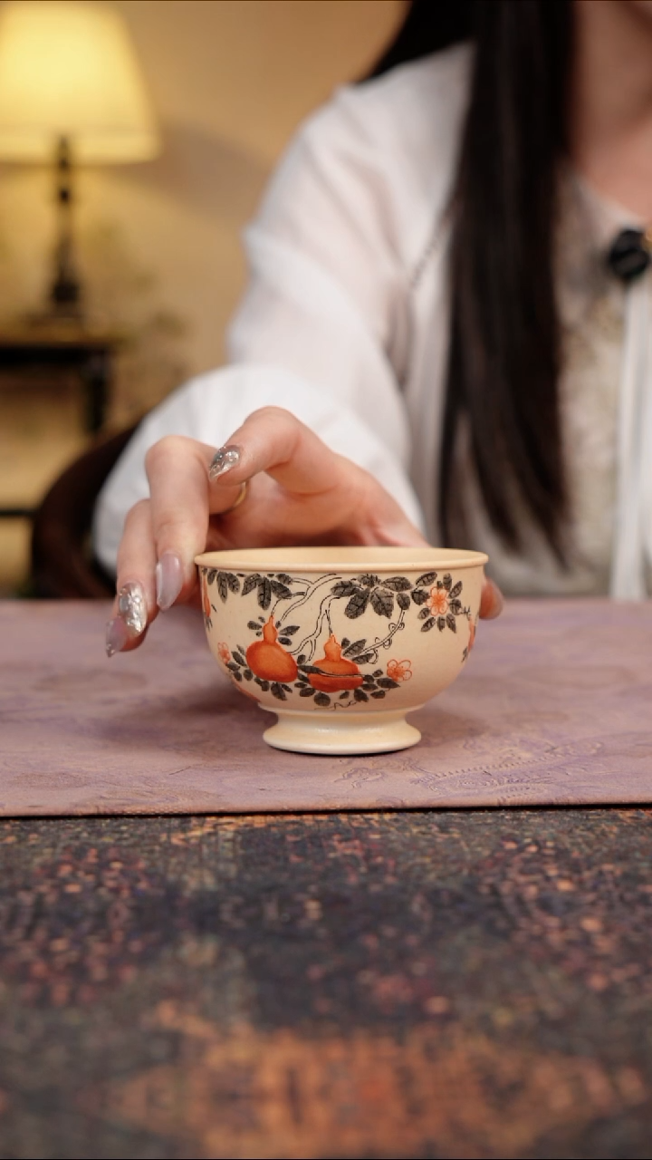 杯景德镇陶瓷杯碗柴烧多人