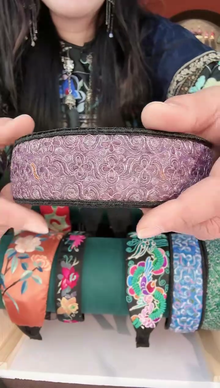 织绣手工苗绣刺绣发箍15