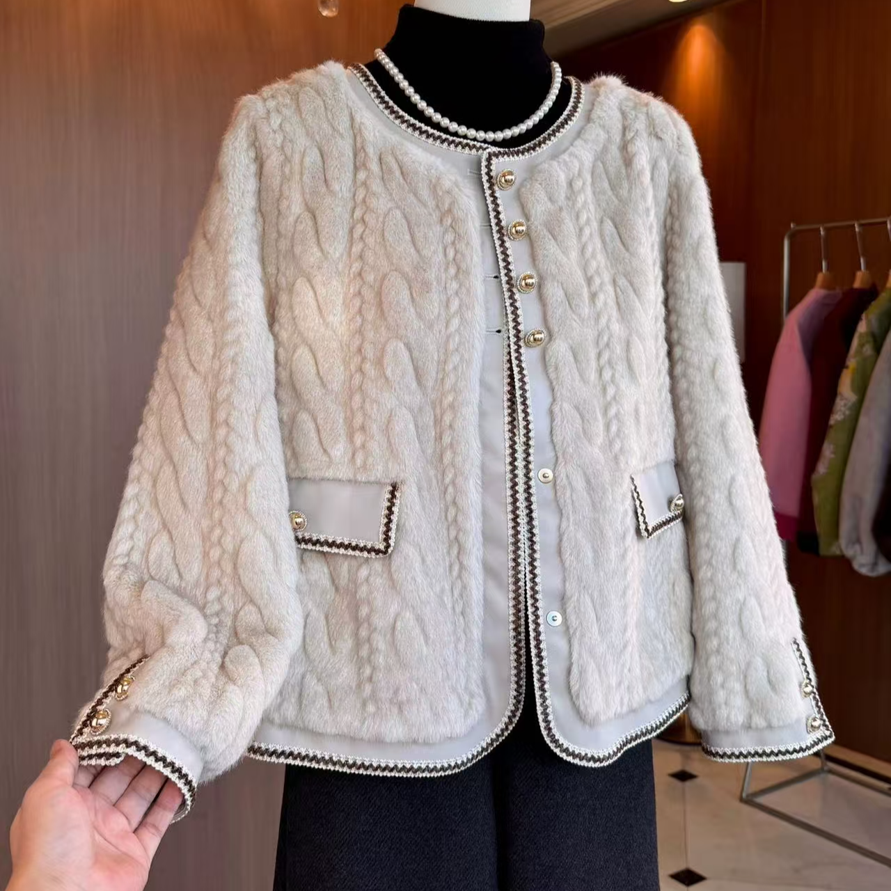 品优-2025冬款新款高端气质时尚外套2025C5026-小敏