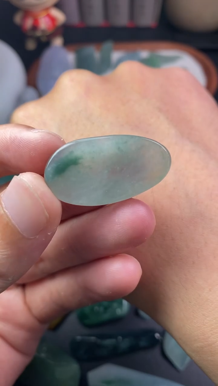 定制翡翠未镶嵌翡翠片料定制未镶嵌4.17-4