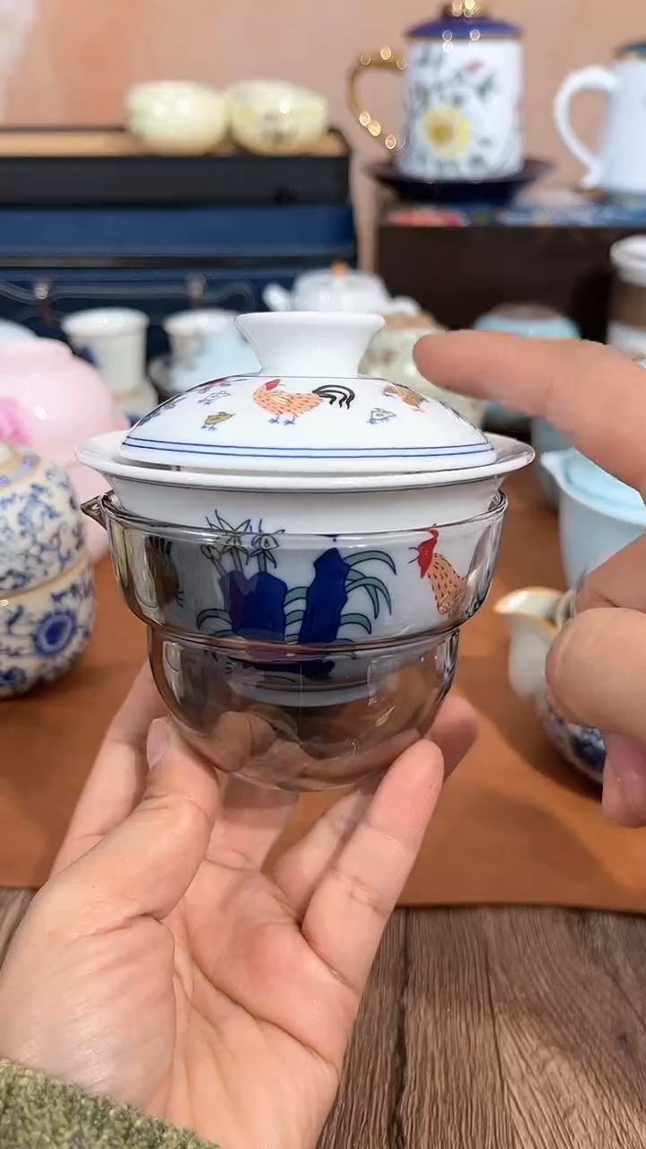 【闪购商品】鸡缸杯快客旅行茶具