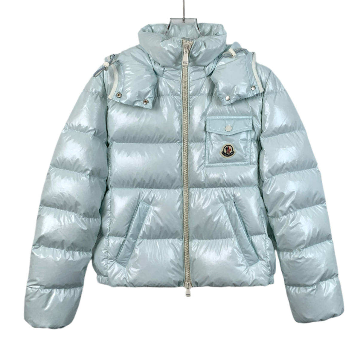 H12891 Moncler 蒙口 Andro系列 23款 浅蓝色羽绒服 1 S码 99新
