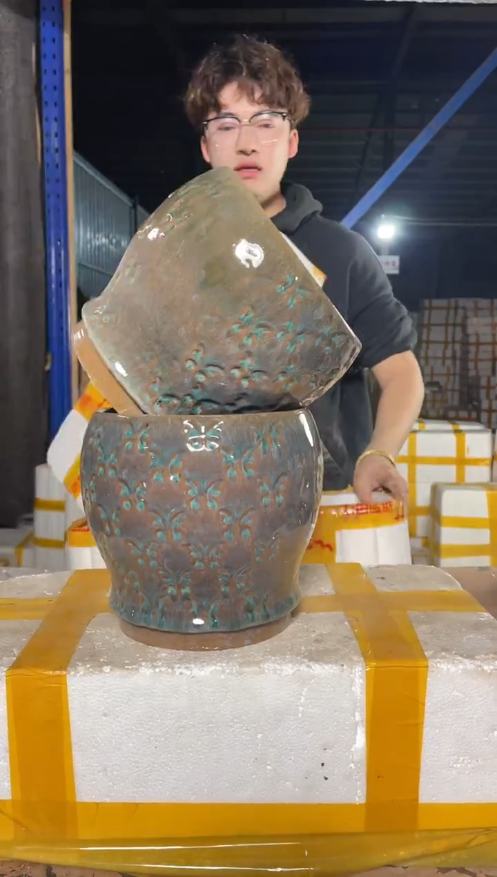 紫砂花盆宜兴紫砂粗陶花盆