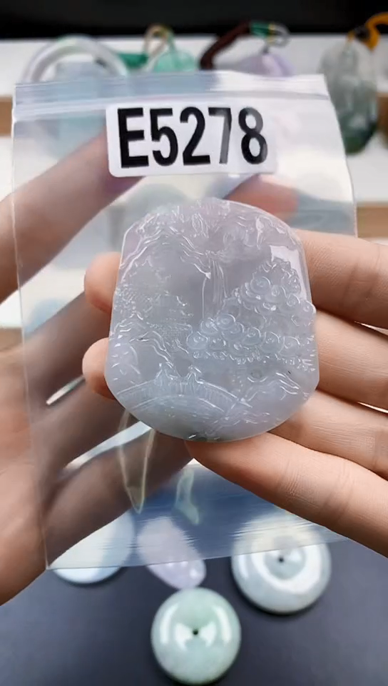 颈饰未镶嵌翡翠天然翡翠吊坠挂件