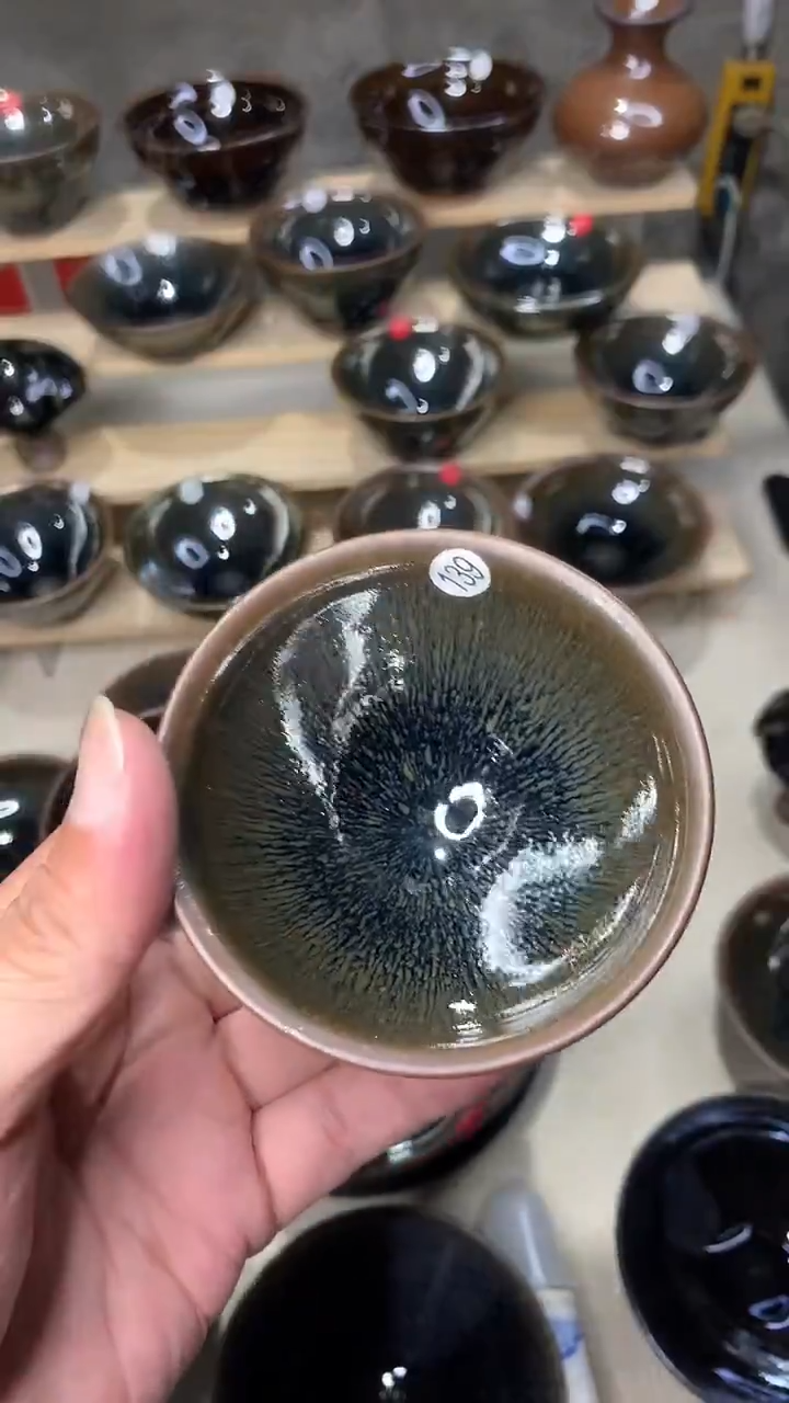 茶盏原矿原釉建盏主人杯