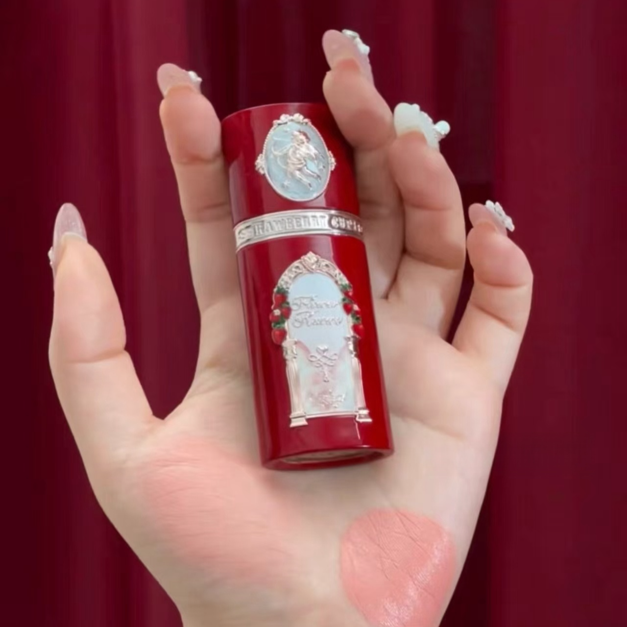 草莓丘比特系列液体腮红