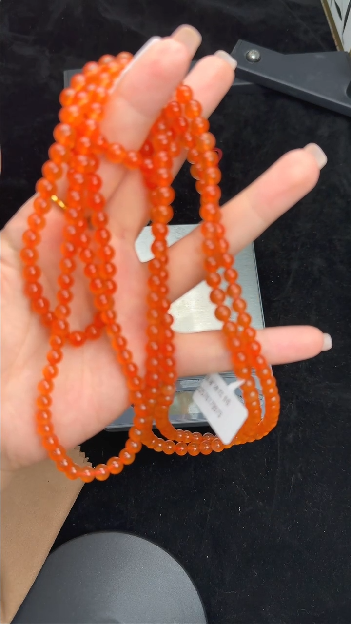 南红玛瑙未镶嵌颈饰JJD0612060多样性发一