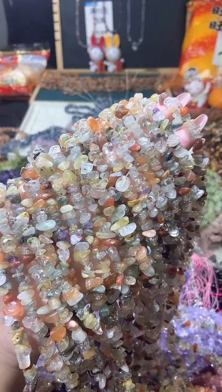 【闪购商品】水晶珠宝半成品未镶嵌彩发晶