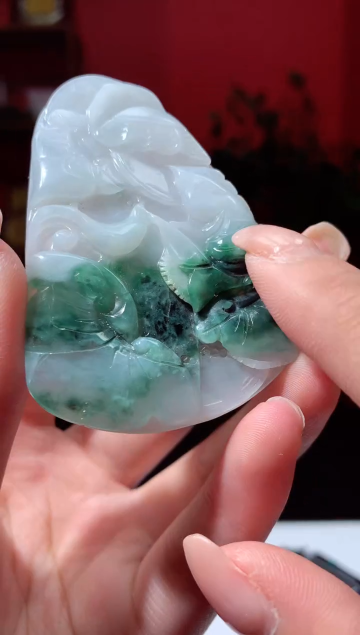 吊坠(不含链)未镶嵌翡翠天然翡翠A货24