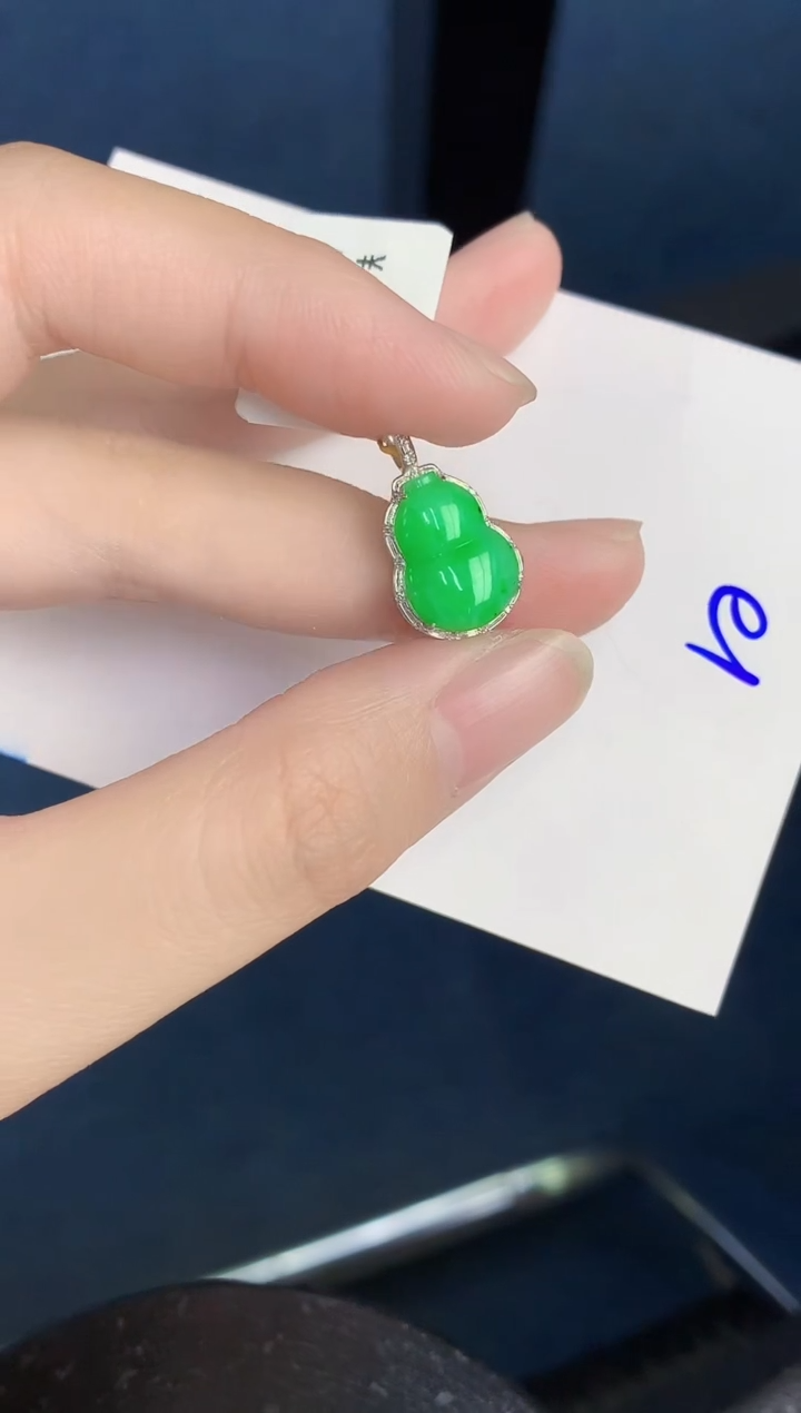 【闪购商品】翡翠颈饰18K金镶嵌000000000