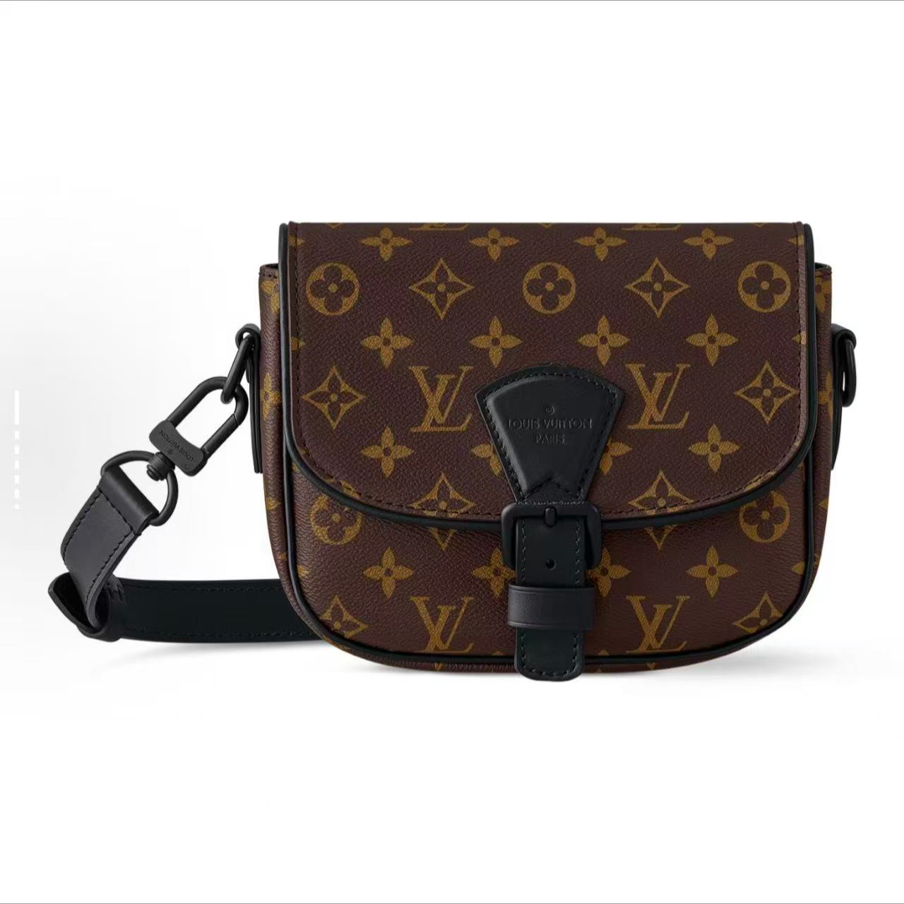 99新 LouisVuitton/路易威登 Lv棕老花斜挎包/A86