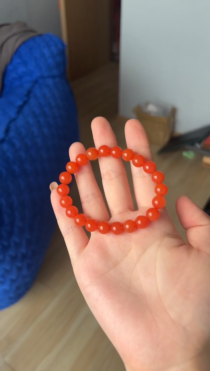 【闪购商品】未镶嵌南红玛瑙手串高货20克单圈