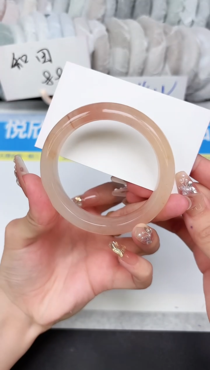 石英质玉手镯未镶嵌A139-56.0