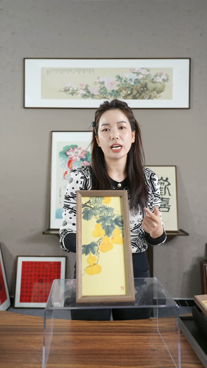 【闪购商品】书法葫芦竖版/17*36       