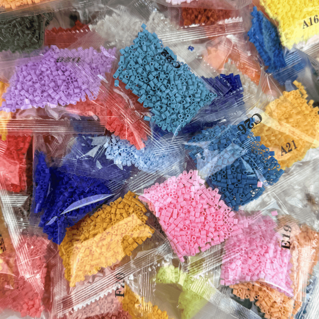 2.6mm拼豆250g补充包通用手工DIY益智材料融合豆