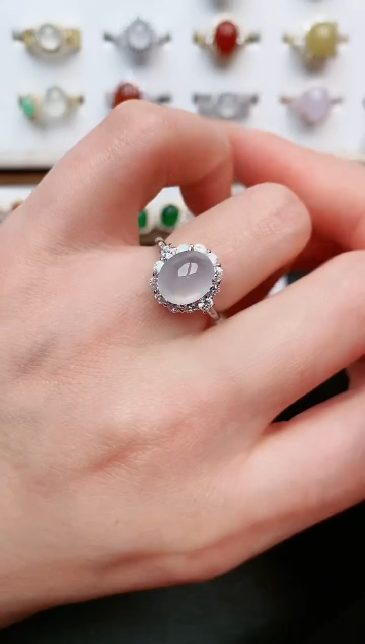 【闪购商品】翡翠戒指银S925镶嵌.....