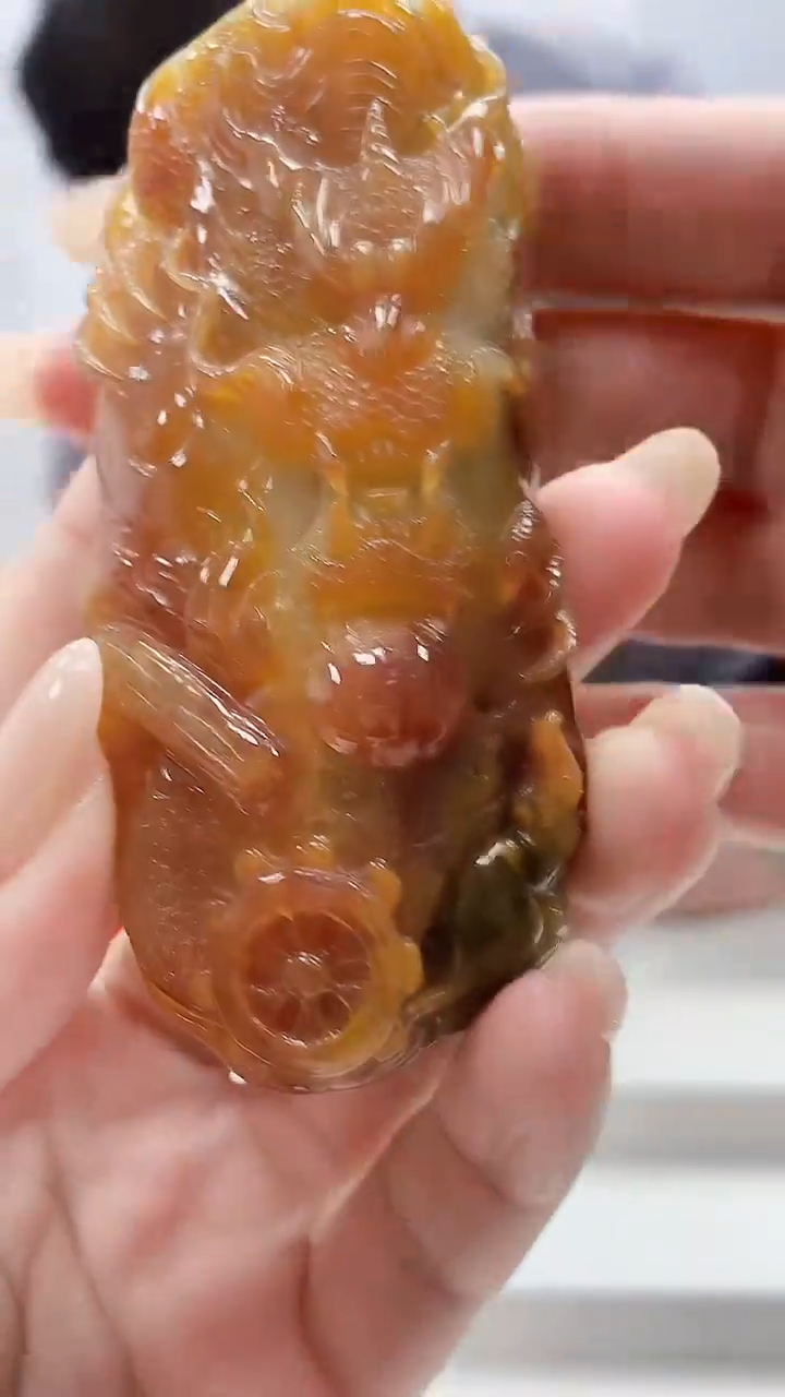 未镶嵌定制翡翠贪*蛇5060lr-毛货挂件105