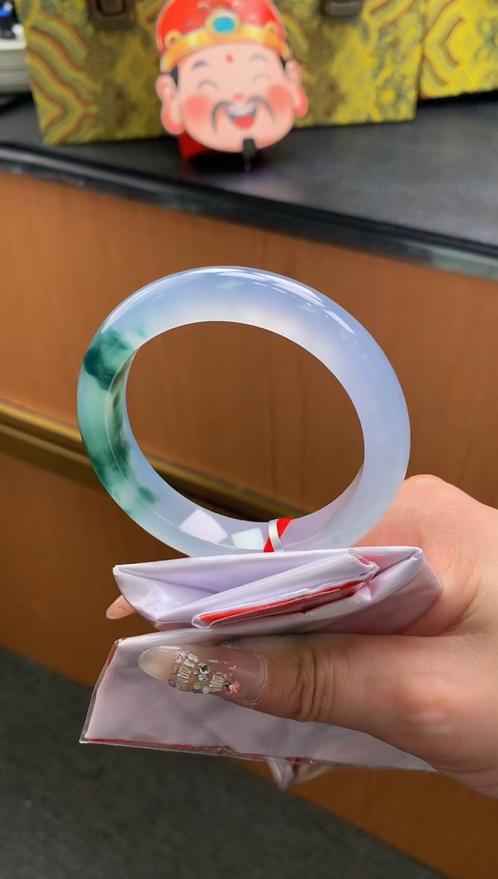 未镶嵌手镯翡翠-F112-正圈56.4-全款38万-定金2万