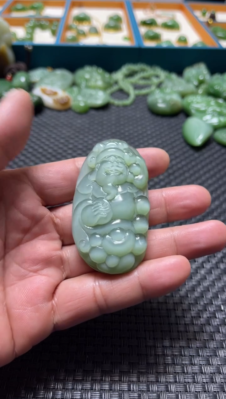 【闪购商品】和田玉挂件未镶嵌财神
