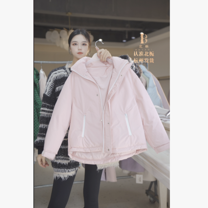 连帽派克羽绒服 815735