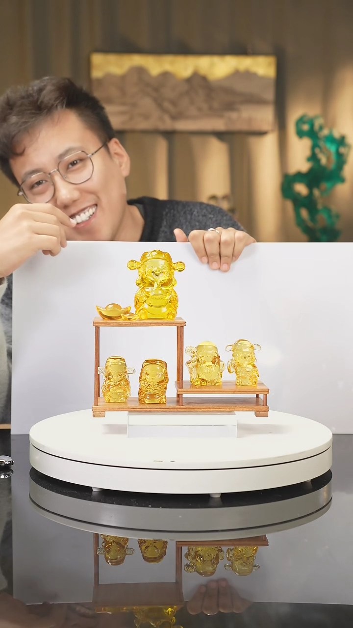 【闪购商品】雅致水晶琉璃 摆件 花器 果盘 茶酒具