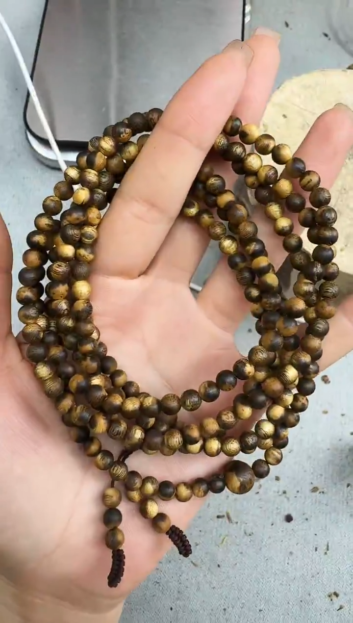 沉香手串0509紫罗兰圆珠多圈多样性发一