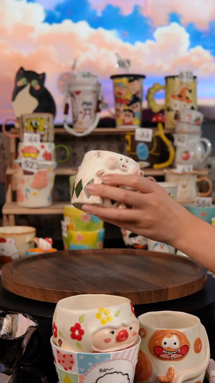 陶瓷双饮款景德镇手工陶瓷