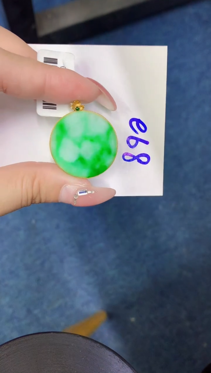 【闪购商品】翡翠颈饰18K金镶嵌000000000000