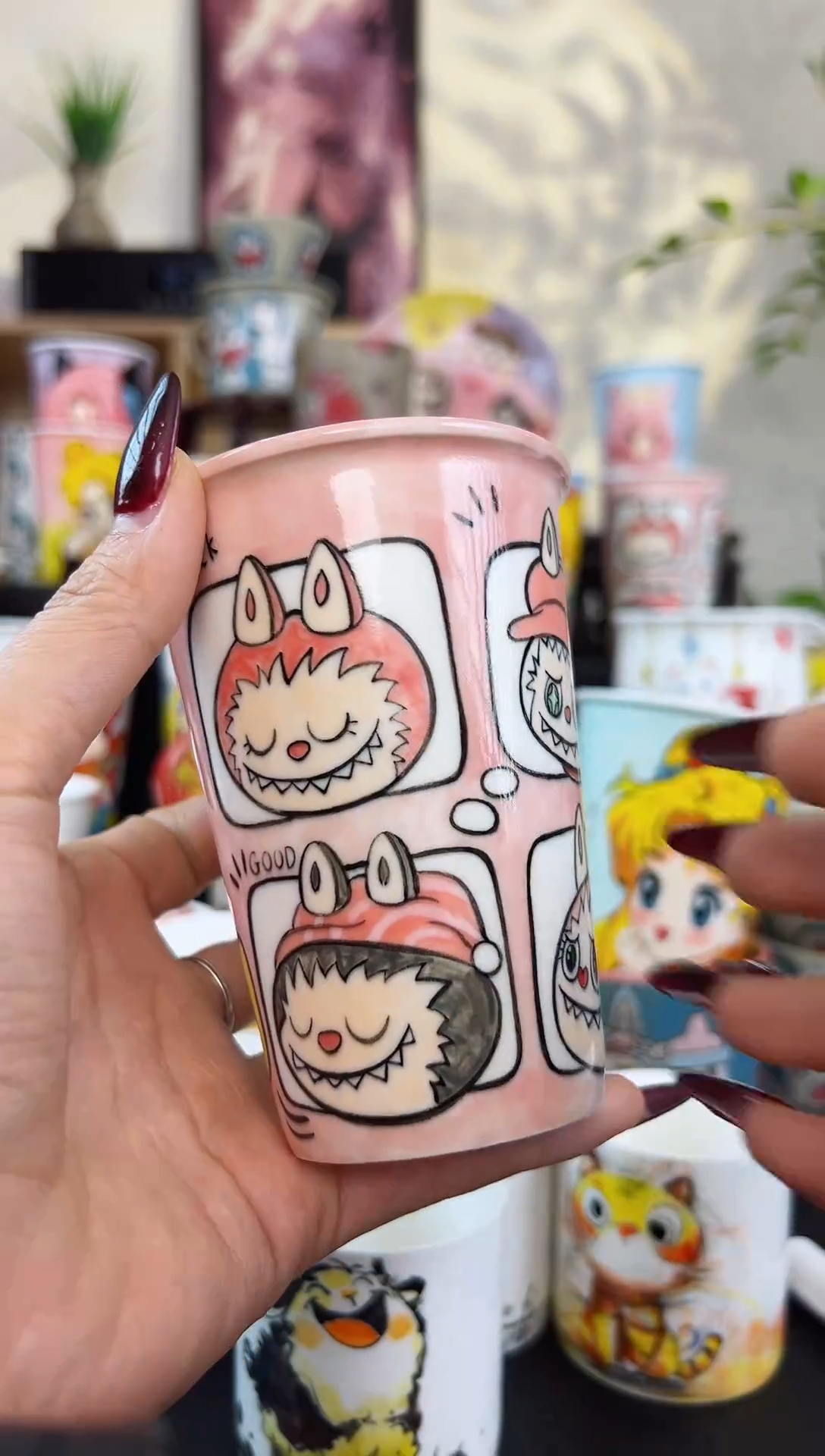 【闪购商品】摆件笙笙漫 手工手工陶瓷杯杯