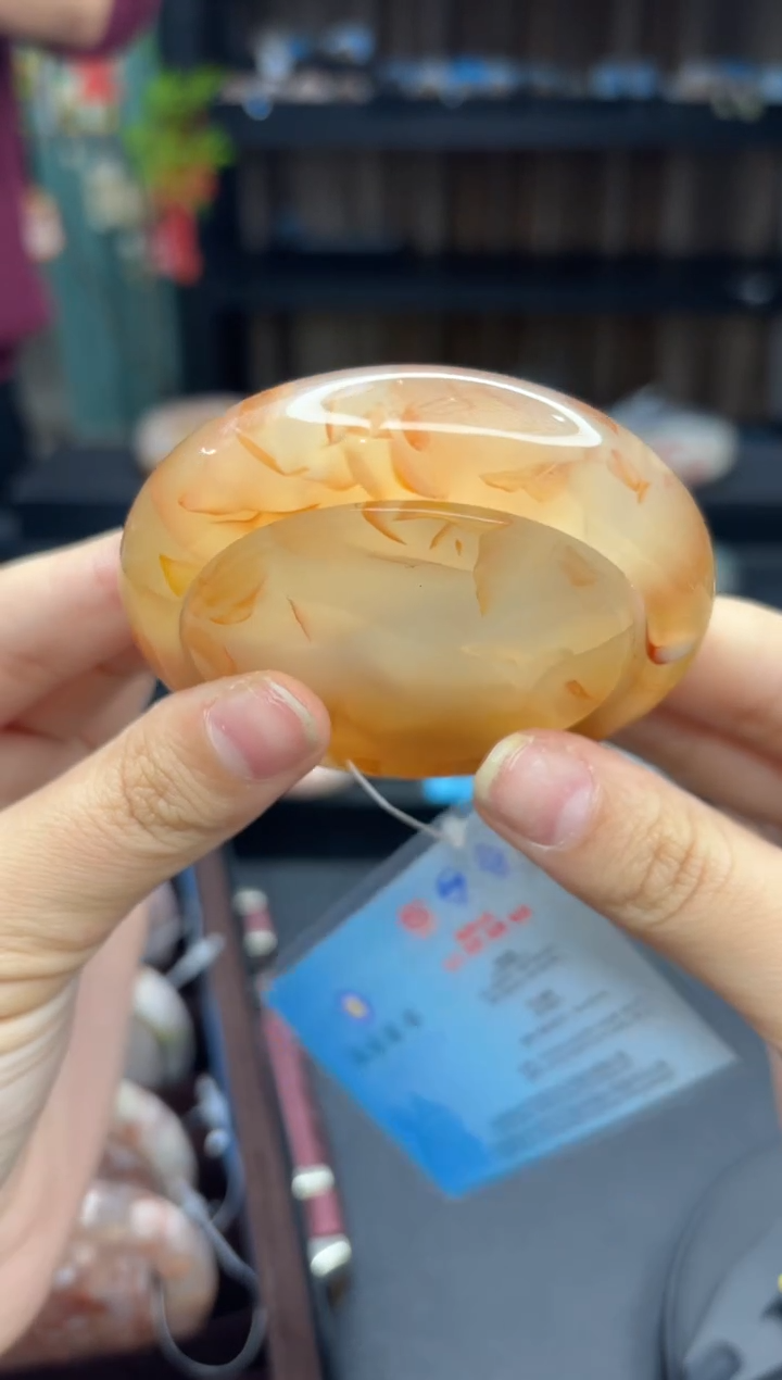 【闪购商品】石英质玉手镯未镶嵌840（55圈赠送镯心）