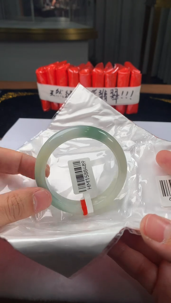 未镶嵌定制翡翠5073毛货不退不换 57-58圈