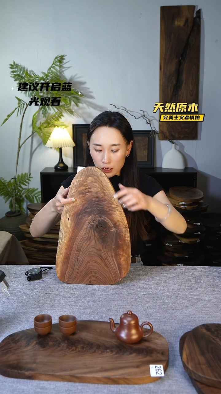 木北美黑胡桃原木.干裂疤结不属于商品质量问题完美主义者慎拍