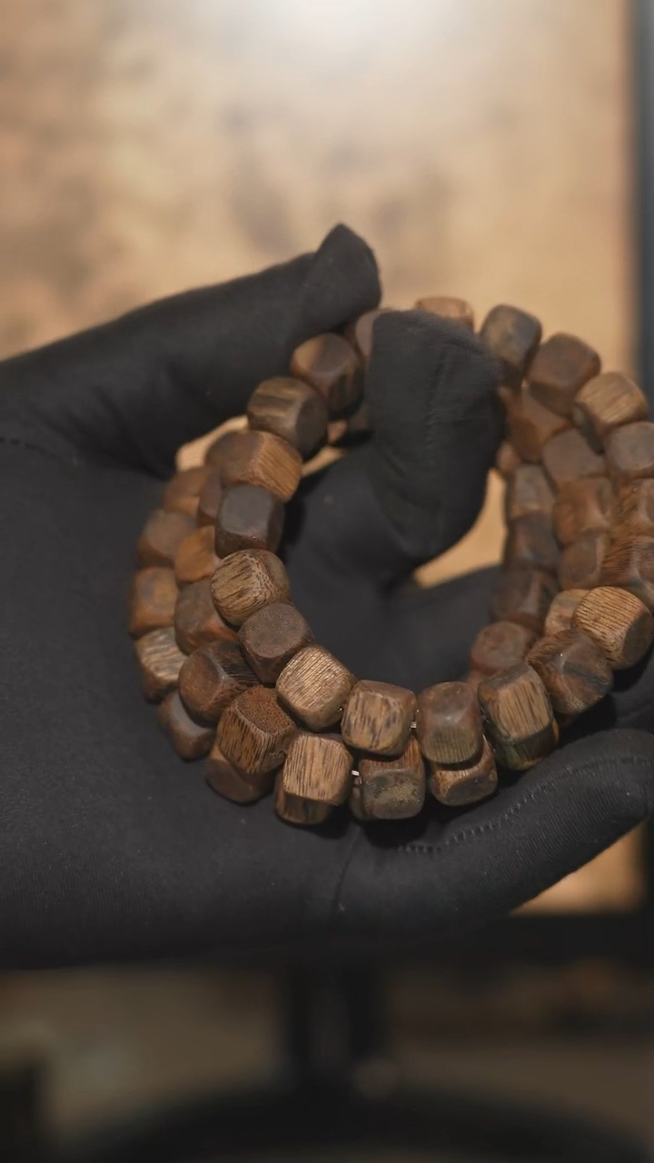 手串沉香海南绿奇楠10mm方糖珠单圈12克+手串 多样性发一