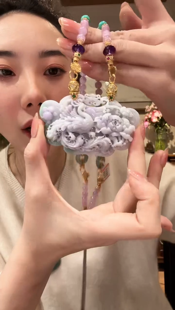 【闪购商品】翡翠颈饰未镶嵌国风
