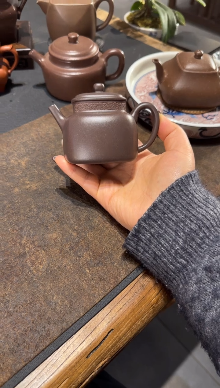 【闪购商品】紫砂茶壶四方言心