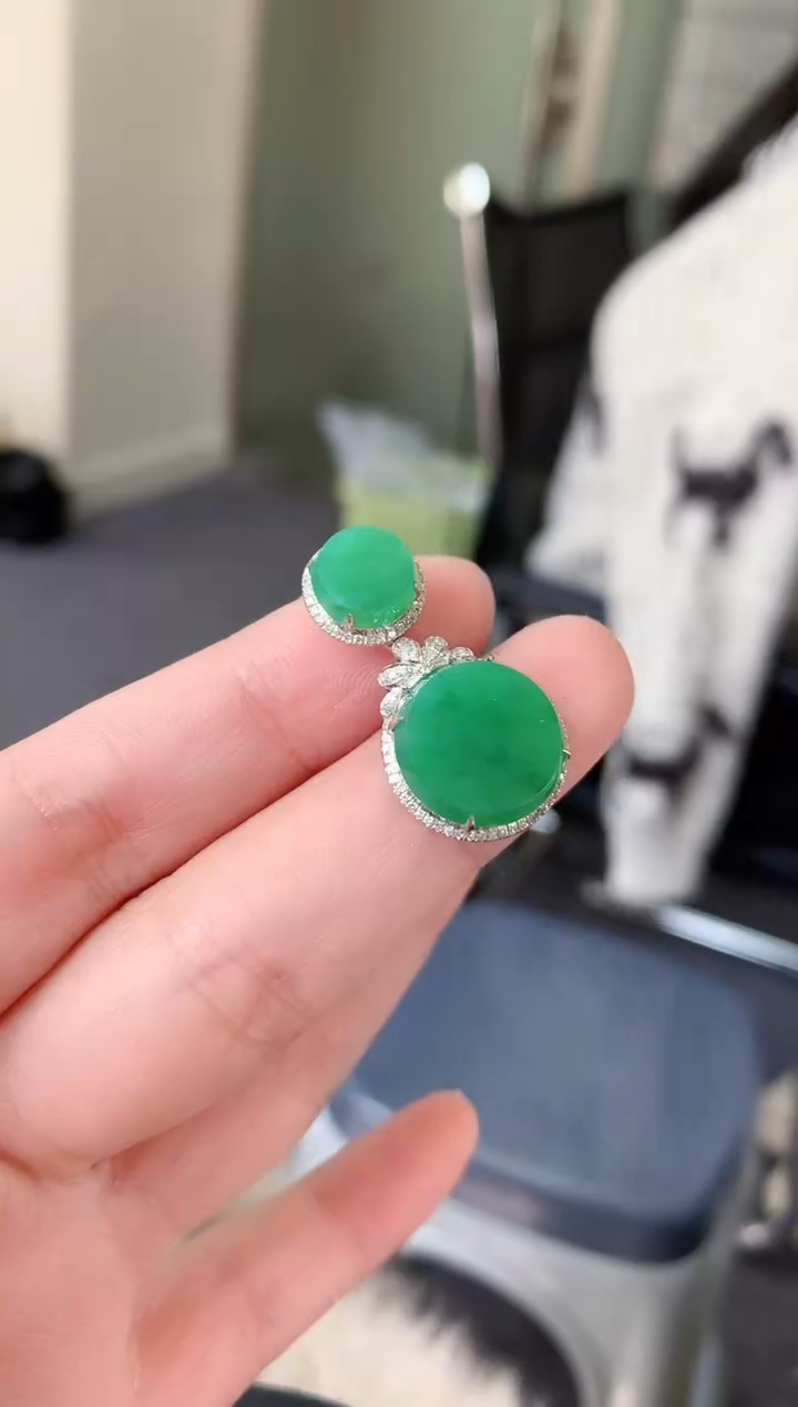 【闪购商品】翡翠颈饰18K金镶嵌122          