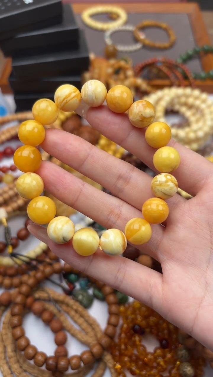 手串蜜蜡未镶嵌蜜蜡手串