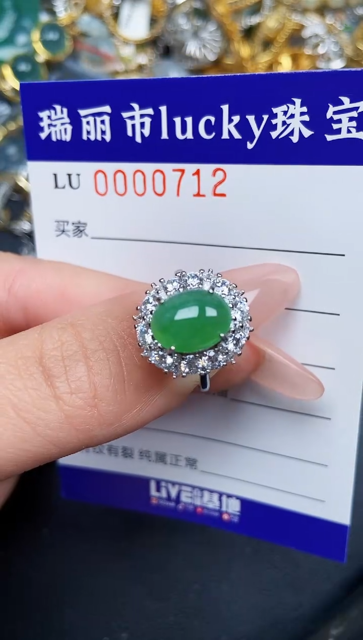 【闪购商品】翡翠颈饰银S925镶嵌0712
