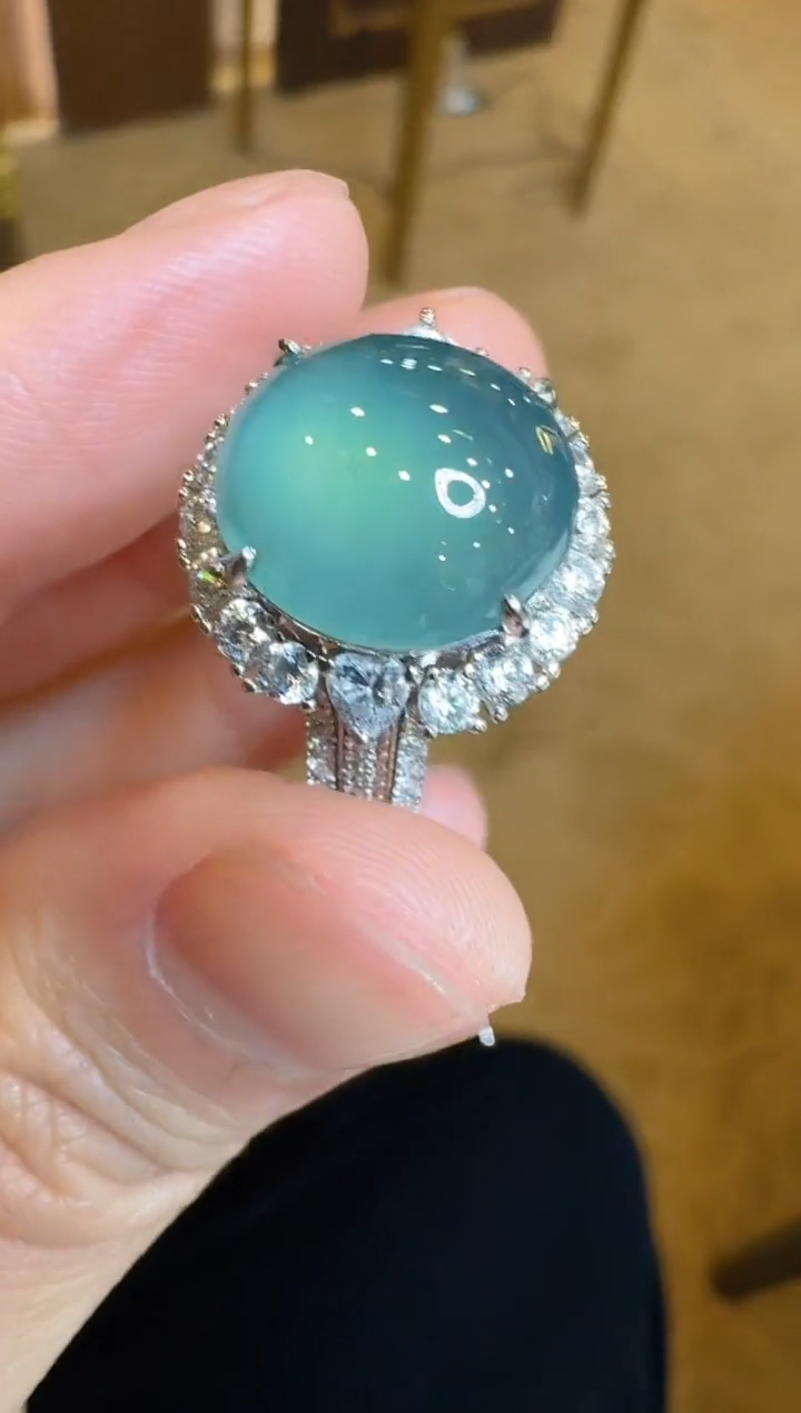 【闪购商品】翡翠戒指银S925镶嵌多样性团购发一件